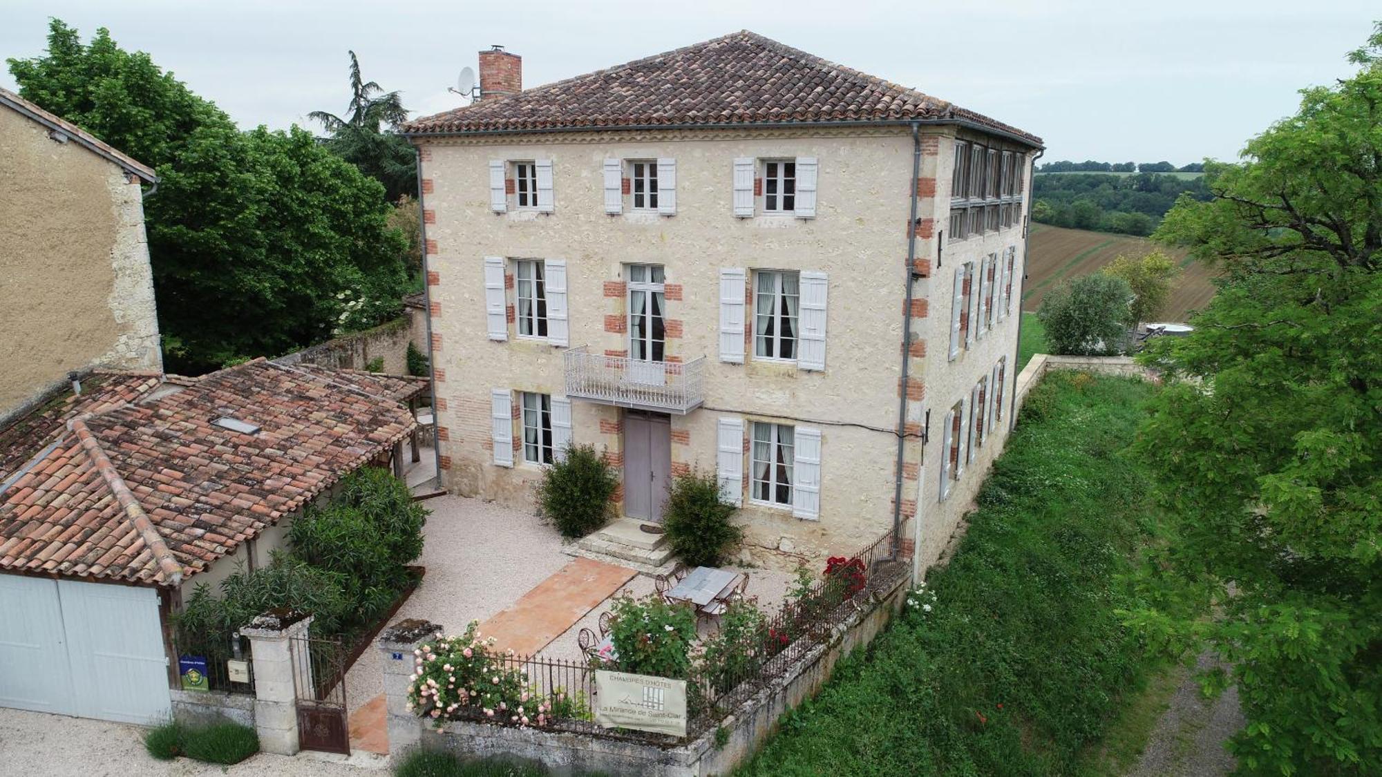 B&B La Mirande De Saint-Clar Exterior foto